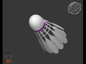 shuttlecock 3D Model