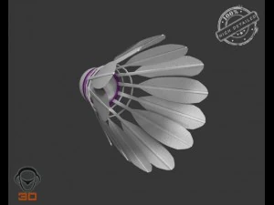 shuttlecock 3D Model