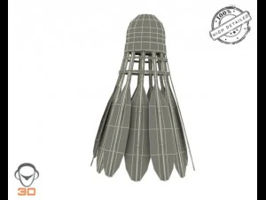 shuttlecock 3D Model