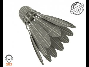 shuttlecock 3D Model