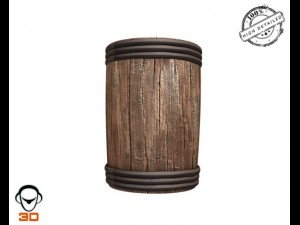 powder keg 3D 模型
