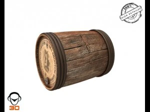 powder keg 3D Model