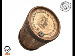 powder keg 3D Model