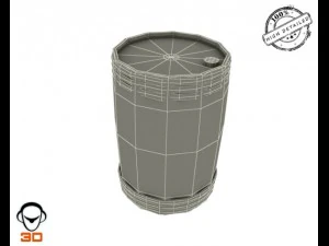 powder keg 3D Model