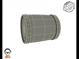powder keg 3D 模型
