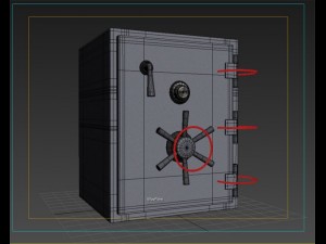 safe Model 3D