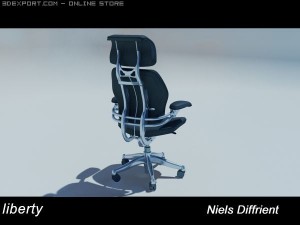 liberty chair Modèle 3D