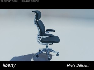 liberty chair Modèle 3D
