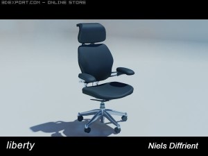 liberty chair Modèle 3D