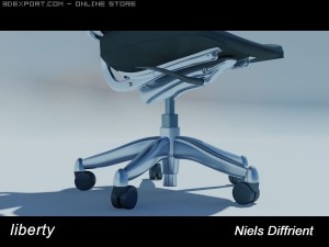 liberty chair Modèle 3D