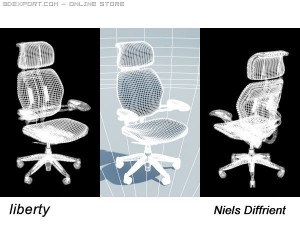 liberty chair Modèle 3D