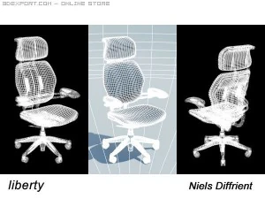자유 의자 3D 모델