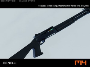 benelli m4 shotmax 3D Модель