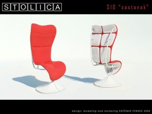stolica s10 sastanak 3D Model
