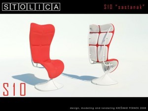 stolica s10 sastanak 3D Model