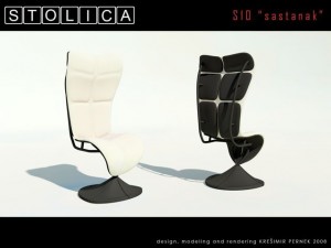 stolica s10 sastanak 3D Model