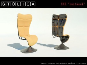 stolica s10 sastanak 3D Model