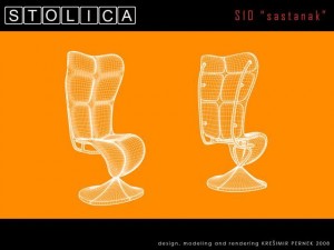 stolica s10 sastanak 3D Model
