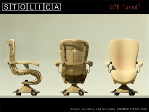 stolica u70 ured 3Dモデル