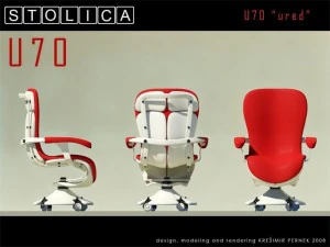 stolica u70 ured 3D Model