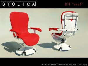 stolica u70 ured 3Dモデル