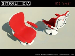 stolica u70 ured 3D Model