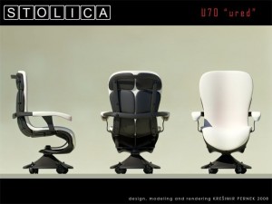 stolica u70 ured 3Dモデル