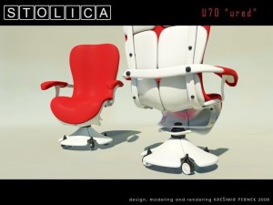 stolica u70 ured 3Dモデル