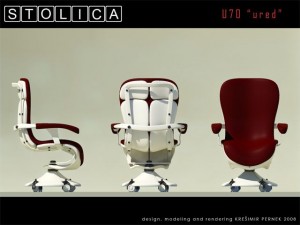 stolica u70 ured 3Dモデル