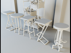 bar stool industrial 3Dモデル