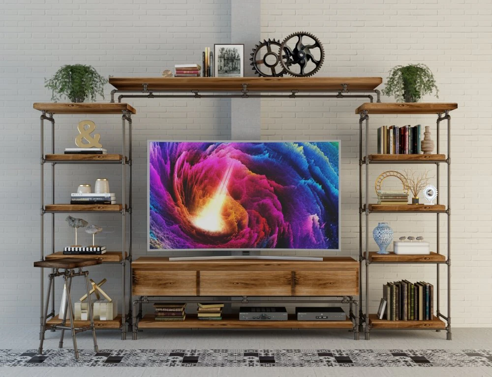 tvs cabinet 3D Model .c4d .max .obj .3ds .fbx .stl .blend 