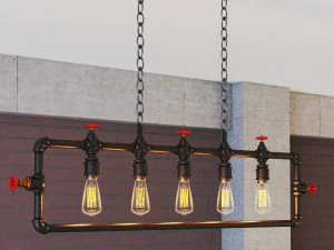 подвесная лампа 3D Модель