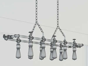 подвесная лампа 3D Модель