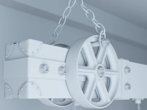 industrial hanging lamp hl1 3D Model