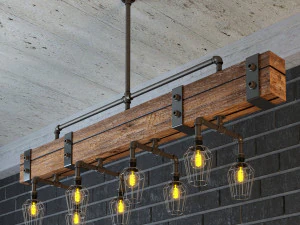 工業用吊り下げランプ hl3 3Dモデル