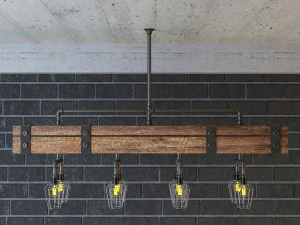 industrial hanging lamp hl3 3D Model