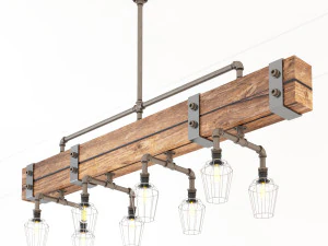 industrial hanging lamp hl3 3D Model