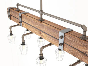 industrial hanging lamp hl3 3D Model