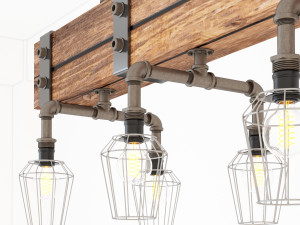 industrial hanging lamp hl3 3D मॉडल