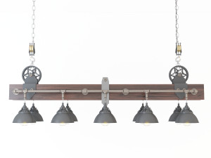 industrial hanging lamp hl8 3D Model
