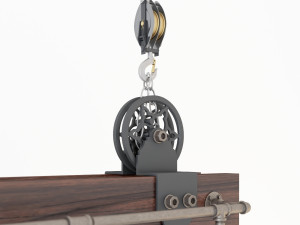 industrial hanging lamp hl8 3D Model