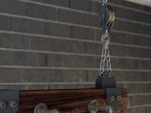 industrial hanging lamp hl9 Modelo 3D