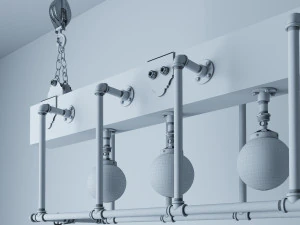 industrial hanging lamp hl9 3D Model