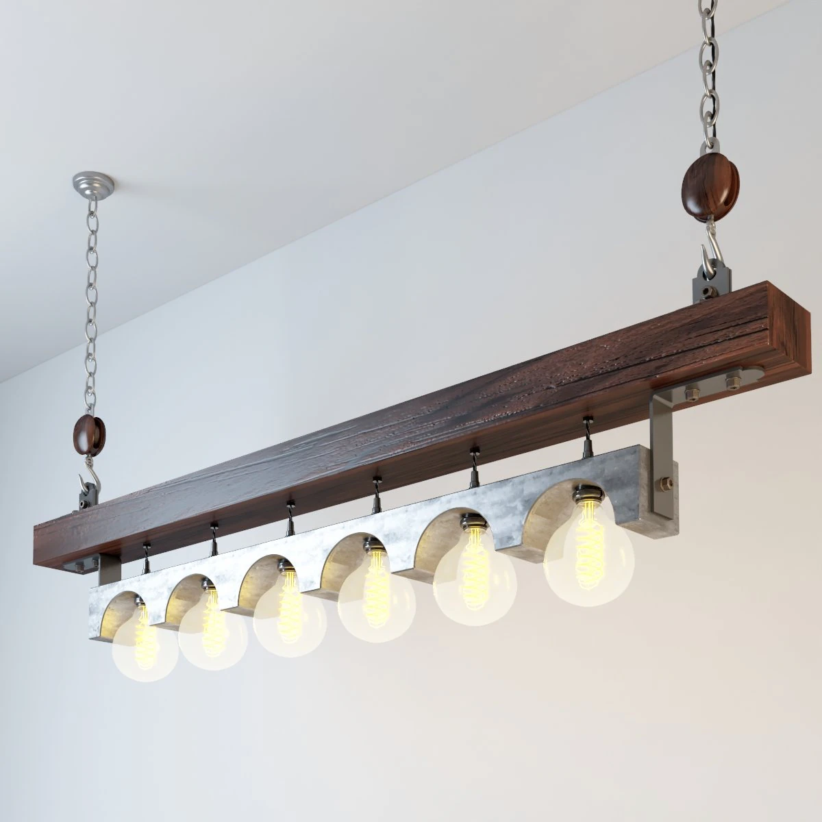 luminária suspensa industrial hl10 Modelo 3D .c4d .max .obj .3ds .fbx .stl .blend