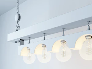 lumin&aacute;ria suspensa industrial hl10 Modelo 3D