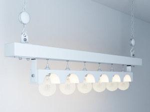 industrial hanging lamp hl10 3Dモデル