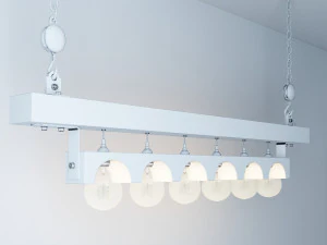 lumin&aacute;ria suspensa industrial hl10 Modelo 3D