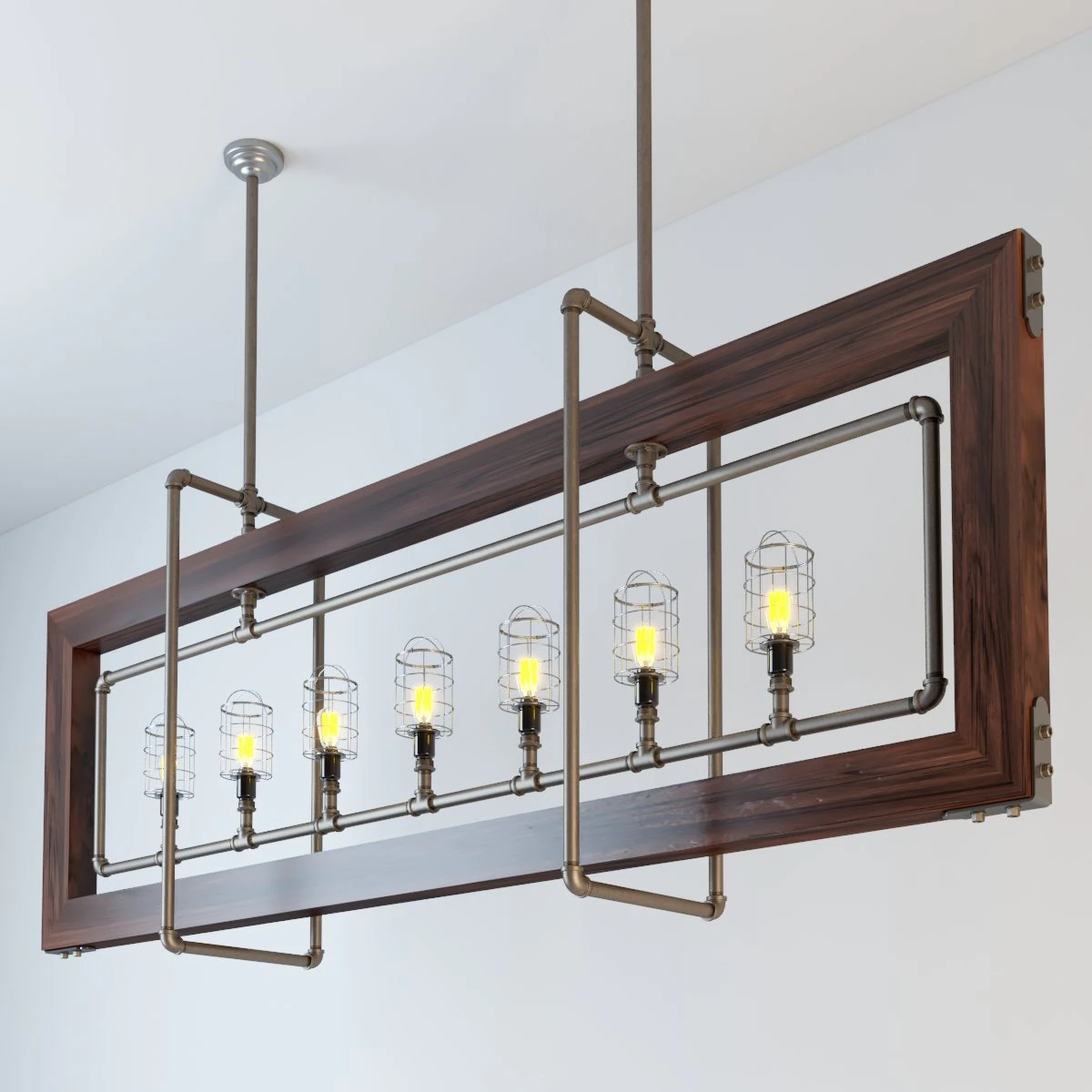 lumin&aacute;ria suspensa industrial hl11 Modelo 3D .c4d .max .obj .3ds .fbx .stl .blend 