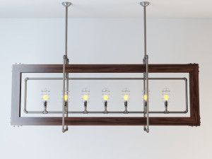 industrial hanging lamp hl11 Modelo 3D