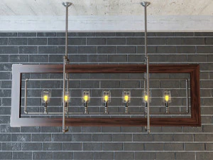 lumin&aacute;ria suspensa industrial hl11 Modelo 3D